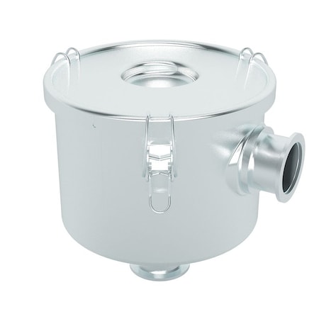 Solberg ISO Inlet Vacuum Electroless Nickel, NW40, 80 SCFM, 5 Micron Polyester Media WL-849-NW40EN